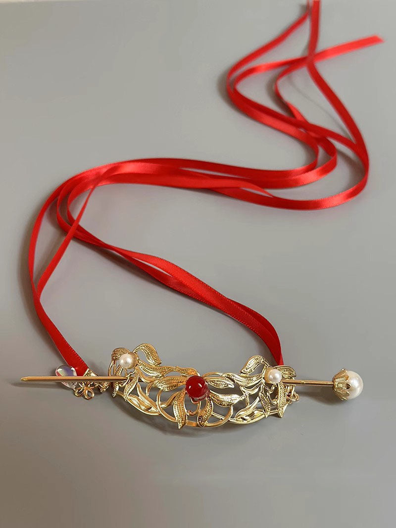 复古马尾发簪头饰