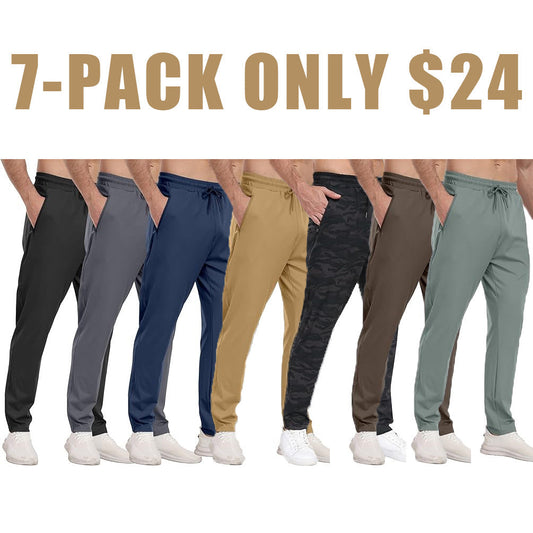 Men‘s Athletic Sweatpants with Zipper Pockets