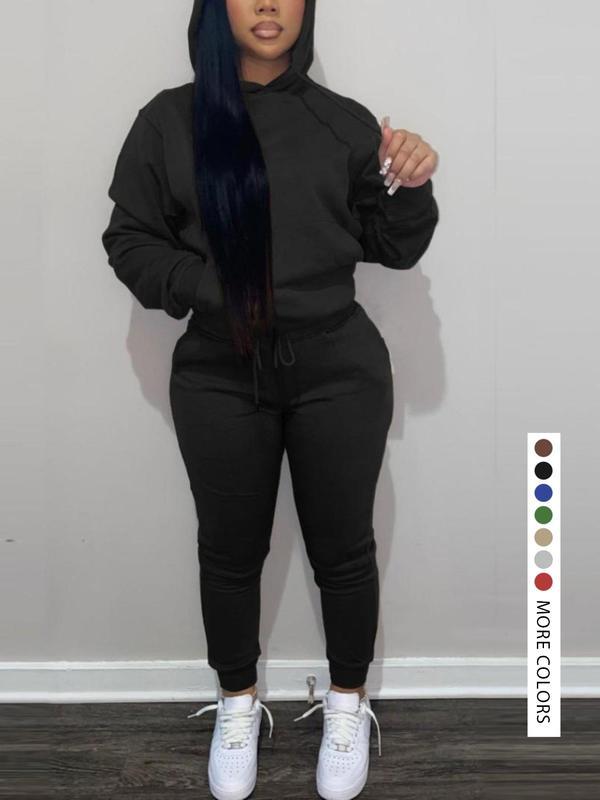 Women's 2-Piece Hoodie & Jogger Pants Set